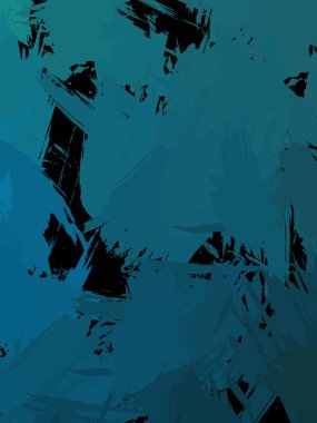 Duvar sanatı Eşsiz ve yaratıcı illüstrasyon. Fırça darbesi ile boyanmış. Renkli fırça darbelerinin soyut arkaplanı. Fırçalanmış canlı duvar kâğıdı. Boyalı sanatsal yaratım.