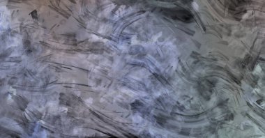 Modern sanat. Taranmış Boyalı Soyut Arkaplan. Fırça darbesi ile boyanmış. Boya darbeleri. 2B Görüntü