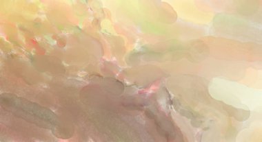 Alkol mürekkebini andıran rahatlatıcı fırça darbelerinin modern resmi. Poster, duvar sanatı, afiş, kart, kitap kapağı veya ambalaj için pastel renkli suluboya resim.