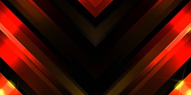 Soyut parlayan geometrik ışıklar arka planda. Fraktal simetrik grafik çizimi. Parıldayan ve parıldayan çubukları kesiştir.