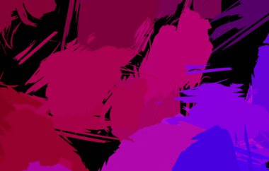 Sanatsal soyut arkaplan. Doku boyalı duvar kağıdı. Boya darbeleriyle yaratıcı bir illüstrasyon. Fırça desenli resim.