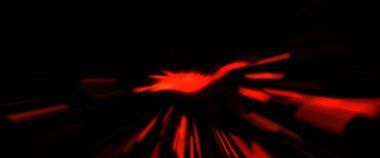 Işık parçacık izleri. Parlayan parçacıkları ve çizgileri olan ışık patlaması yıldızı. Güzel hareketli soyut ışın arkaplanı.