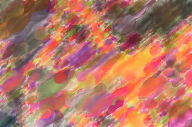 Çağdaş sanat. El yapımı resim. Modern sanat eserleri. Yüzeyde suluboya fırça darbeleriyle resim yapmak. 2D çizim. Sanatsal arkaplan resmi. Tablo üzerinde soyut resim. Renkli doku.