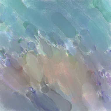 Yumuşak suluboya duvar kağıdı. Hafifçe fırçalanmış renkleri olan sanatsal bir resim. Pastel renkler arkaplana dokunmuş. Soyut duvar sanatı..