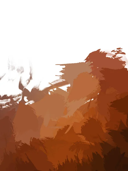 Geborsteld Geschilderde Abstracte Achtergrond Wilde Chaotische Penseelstreken Stukjes Verf Illustratie — Stockfoto