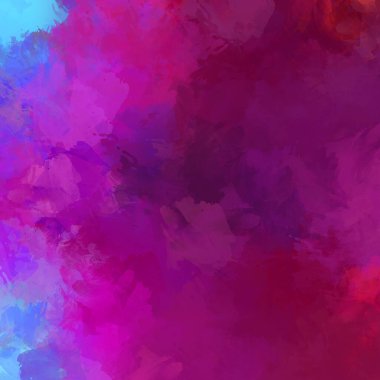 Yaratıcı soyut resim. Artistik fırça darbeleriyle donatılmış. Renkli ve canlı bir illüstrasyon. boyalı sanat.