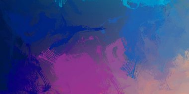 Renkli fırça darbelerinin soyut arkaplanı. fırçalanmış canlı duvar kağıdı. resmedilmiş sanat eseri. Eşsiz ve yaratıcı illüstrasyon.