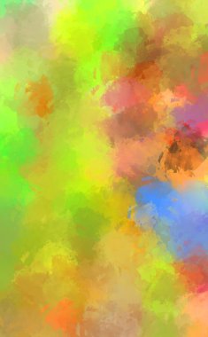 Sanatsal soyut arkaplan. Doku boyalı duvar kağıdı. Boya darbeleriyle yaratıcı bir illüstrasyon. Fırça desenli resim.