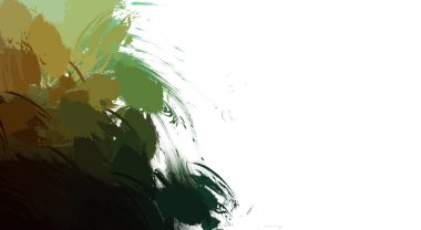 Taranmış Boyalı Soyut Arkaplan. Vahşi kaotik fırça darbeleri. Boya darbeleri. 2D İllüstrasyon. Fırça darbeli resim. 