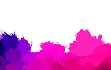 Taranmış Boyalı Soyut Arkaplan. Vahşi kaotik fırça darbeleri. Boya darbeleri. 2D İllüstrasyon. Fırça darbeli resim. 