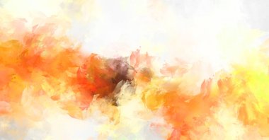 Sanatsal canlılık ve renkli duvar kağıdı. Taranmış Soyut Arkaplan. Fırça darbeli resim. 