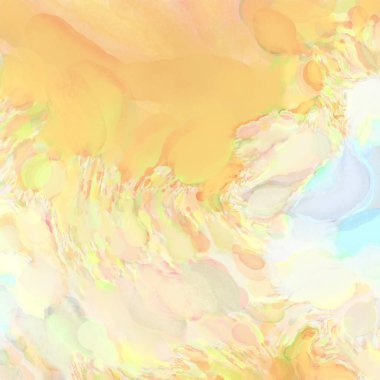 Soyut doku. Yüzeyde etkileyici el yapımı suluboya. Suluboya fırça darbeleri. Modern sanat. Çok renkli arkaplan. Çağdaş duvar sanatı. Renkli bir fon. 2d illüstrasyon.