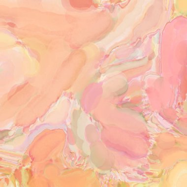 El yapımı sürreal soyut desenli suluboya. Modern sanatsal resim. 2D çizim. Arkaplan boyası karışımı. Yaratıcı duvar sanatı. Çağdaş sanat.