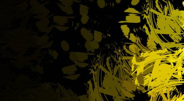 Canlı fırça darbeleriyle boyanmış. Renkli desenli resim. Fırçalanmış duvar kağıdını boya.