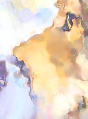 Modern sanat eserleri. Artistik suluboya fon malzemesi. Eşsiz suluboya rastgele desen. Yaratıcı soyutlama. Dijital doku duvar kağıdı. 2d illüstrasyon. 