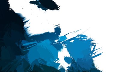 Duvar sanatı Eşsiz ve yaratıcı illüstrasyon. Fırça darbesi ile boyanmış. Renkli fırça darbelerinin soyut arkaplanı. Fırçalanmış canlı duvar kâğıdı. Boyalı sanatsal yaratım.