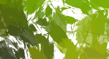 Renkli fırça darbelerinin 2B çizimi. Dekoratif doku resmi. Canlı boya desenli arka plan. Kaotik fırça darbeleri resim.