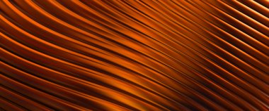 Soyut arkaplan. Renkli dalgalı yansıtıcı duvar kağıdı. Duvar kağıdı, afiş, arkaplan, kart, kitap kapağı veya web sitesi için grafiksel resimleme.