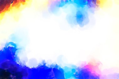 Yüzeyde suluboya vuruşlar. Sanatsal arkaplan resmi. Tablo üzerinde soyut resim. Fırça darbeleri. Çağdaş sanat. El işçiliğinin renkli dokusu. Modern resim.