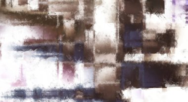 Modern sanat. Renkli çağdaş sanat eserleri. Renkli boya darbeleri. Soyut arkaplanda fırça darbeleri. Fırça boyası. Eşsiz duvar sanatı.