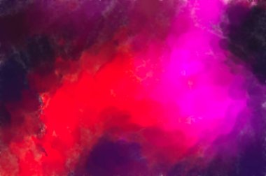 Suluboya fırça darbeleri. Modern sanat. Soyut doku. 2D çizim. Yüzeyde etkileyici el yapımı suluboya. Renkli bir fon. Çok renkli arkaplan. Çağdaş duvar sanatı. 