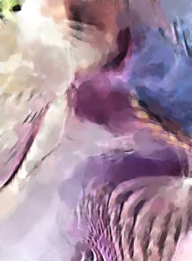 Modern sanat. Renkli çağdaş sanat eserleri. Renkli boya darbeleri. Soyut arkaplanda fırça darbeleri. fırça boyası.