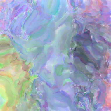 El yapımı sürreal soyut desenli suluboya. Modern sanatsal resim. 2D çizim. Arkaplan boyası karışımı. Yaratıcı duvar sanatı. Çağdaş sanat.