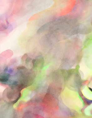 2D çizim. Sanatsal arkaplan resmi. Tablo üzerinde soyut resim. Çağdaş sanat. El yapımı resim. Renkli doku. Modern sanat eserleri. Yüzeyde suluboya fırça darbeleriyle boyama.