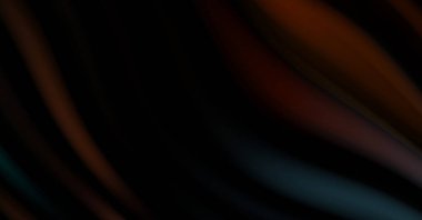 Siyah arka planda renkli düz çizgiler. Sıvı ve sıvı renkli dalgalar karanlıkta akıyor. Duvar kağıdı, afiş, arkaplan, kart, kitap, kapak, poster, afiş, broşür