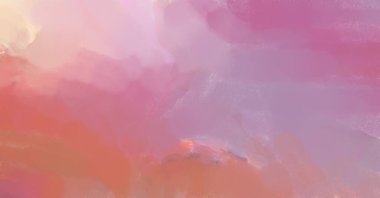 Taranmış Boyalı Soyut Arkaplan. Fırça darbesi ile boyanmış. Boya darbeleri. 2B Görüntü.