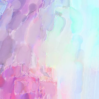 El yapımı sürreal soyut desenli suluboya. Modern sanatsal resim. 2D çizim. Arkaplan boyası karışımı. Yaratıcı duvar sanatı. Çağdaş sanat.