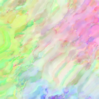 El yapımı sürreal soyut desenli suluboya. Modern sanatsal resim. 2D çizim. Arkaplan boyası karışımı. Yaratıcı duvar sanatı. Çağdaş sanat.