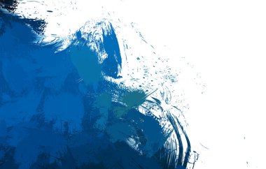 Duvar sanatı Eşsiz ve yaratıcı illüstrasyon. Fırça darbesi ile boyanmış. Renkli fırça darbelerinin soyut arkaplanı. Fırçalanmış canlı duvar kâğıdı. Boyalı sanatsal yaratım.