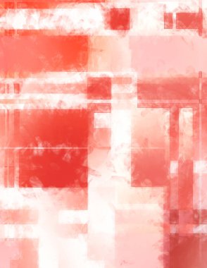 Modern sanat. Renkli çağdaş sanat eserleri. Renkli boya darbeleri. Soyut arkaplanda fırça darbeleri. Fırça boyası. Eşsiz duvar sanatı.