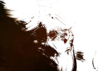 Duvar sanatı Eşsiz ve yaratıcı illüstrasyon. Fırça darbesi ile boyanmış. Renkli fırça darbelerinin soyut arkaplanı. Fırçalanmış canlı duvar kâğıdı. Boyalı sanatsal yaratım.