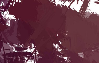 Sanatsal soyut arkaplan. Doku boyalı duvar kağıdı. Boya darbeleriyle yaratıcı bir illüstrasyon. Fırça desenli resim.