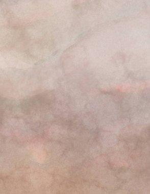 Pastel renklerde suluboya resim. Poster, duvar sanatı, afiş, kart, kitap kapağı ya da ambalaj için rahatlatıcı kompozisyonun yumuşak renkli çizimi. Modern fırça darbeleri resim.