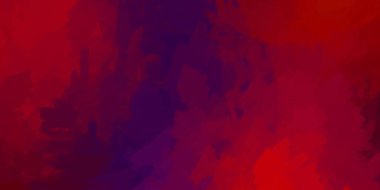 Fırça darbesi ile boyanmış. Sanatsal canlılık ve renkli duvar kâğıdı. Kaotik resim. Taranmış Boyalı Soyut Arkaplan. 