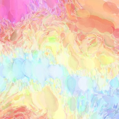 El yapımı sürreal soyut desenli suluboya. Modern sanatsal resim. 2D çizim. Arkaplan boyası karışımı. Yaratıcı duvar sanatı. Çağdaş sanat.