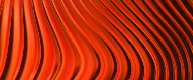 Soyut arkaplan. Renkli dalgalı yansıtıcı duvar kağıdı. Duvar kağıdı, afiş, arkaplan, kart, kitap kapağı veya web sitesi için grafiksel resimleme.