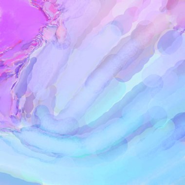 El yapımı sürreal soyut desenli suluboya. Modern sanatsal resim. 2D çizim. Arkaplan boyası karışımı. Yaratıcı duvar sanatı. Çağdaş sanat.