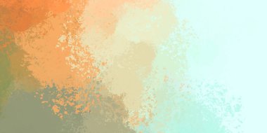 Yaratıcı bir geçmiş. Canlı fırça darbeleriyle boyanmış. Renkli desenli resim. Fırçalanmış duvar kağıdını boya.