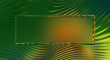 Soyut çerçeveli arkaplan. Renkli, canlı, dalgalı bir duvar kağıdı. Merkezi çerçeveli yaratıcı grafik 2d çizim. Dinamik şekilli modaya uygun sıvı örtüsü.