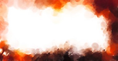 Yüzeyde suluboya vuruşlar. Sanatsal arkaplan resmi. Tablo üzerinde soyut resim. Fırça darbeleri. Çağdaş sanat. El işçiliğinin renkli dokusu. Modern resim.