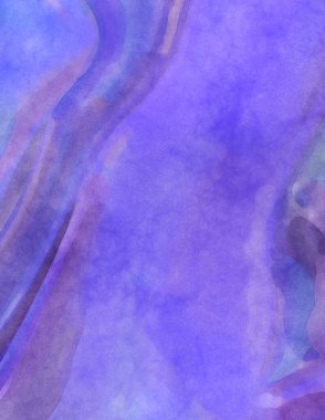 Alkol mürekkebini andıran rahatlatıcı fırça darbelerinin modern resmi. Poster, duvar sanatı, afiş, kart, kitap kapağı veya ambalaj için pastel renkli suluboya resim.