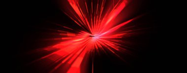 Fütürist mercek patlaması. Parlayan parçacıkları ve çizgileri olan ışık patlaması yıldızı. Güzel soyut ışın arkaplanı.