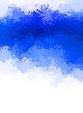 Canlı fırça darbeleriyle boyanmış. Renkli desenli resim. Fırçalanmış duvar kağıdını boya.