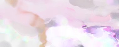 Poster, duvar sanatı, afiş, kart, kitap kapağı veya ambalaj için pastel renkli suluboya resim. Alkol mürekkebini andıran rahatlatıcı fırça darbelerinin modern resmi.