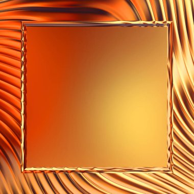 Soyut çerçeveli arkaplan. Renkli, canlı, dalgalı bir duvar kağıdı. Merkezi çerçeveli yaratıcı grafik 2d çizim. Dinamik şekilli modaya uygun sıvı örtüsü.