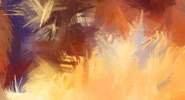 Renkli fırça darbelerinin soyut arkaplanı. fırçalanmış canlı duvar kağıdı. resmedilmiş sanat eseri. Eşsiz ve yaratıcı illüstrasyon.